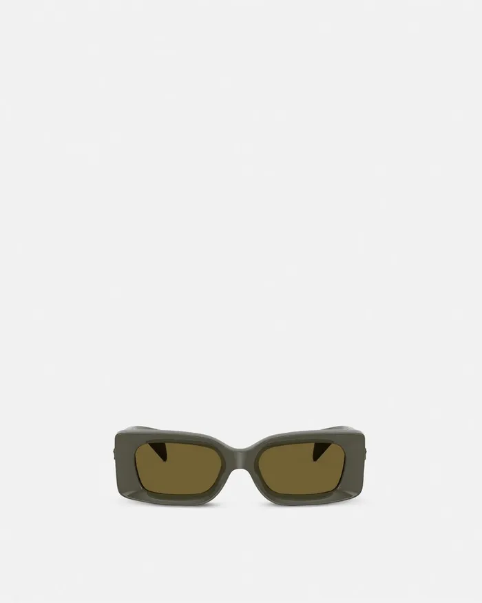 Sunglasses WomenMen Versace Medusa Medallion Sunglasses Dark Green