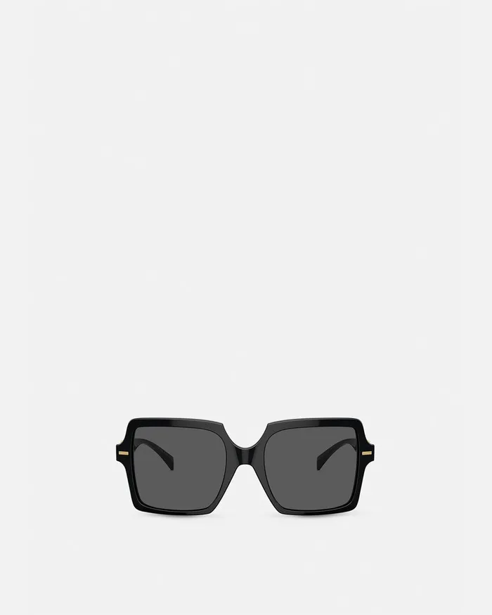 Sunglasses Women Versace Medusa 03995 Butterfly Sunglasses Blackgold