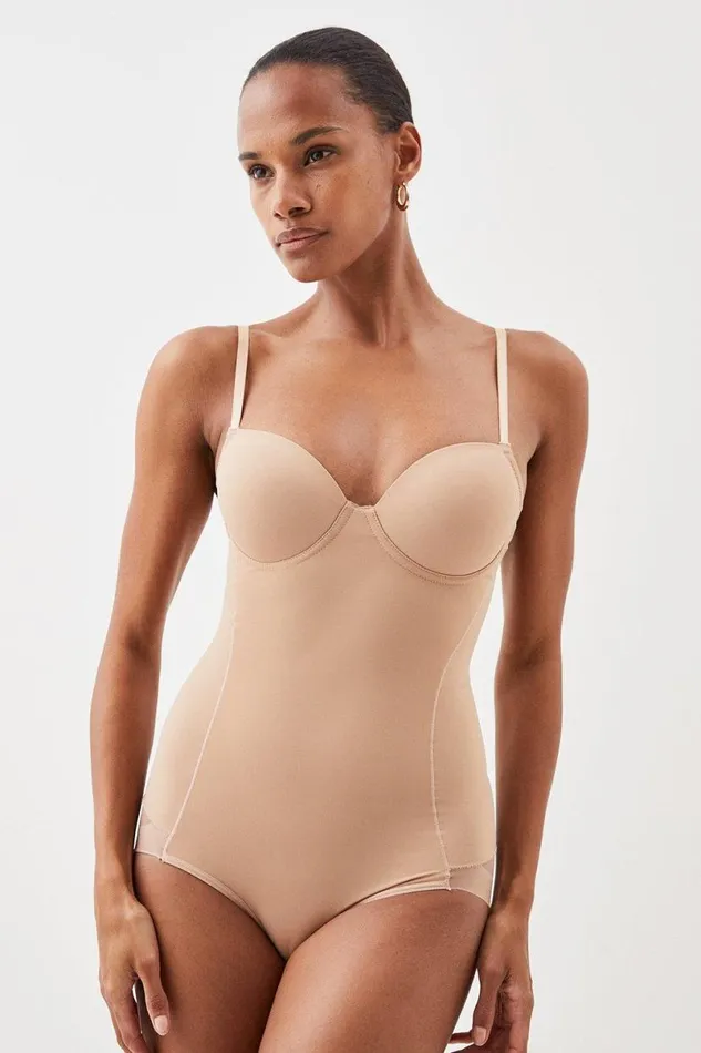 Super Control Bodysuit Nude Women Karen Millen Tops
