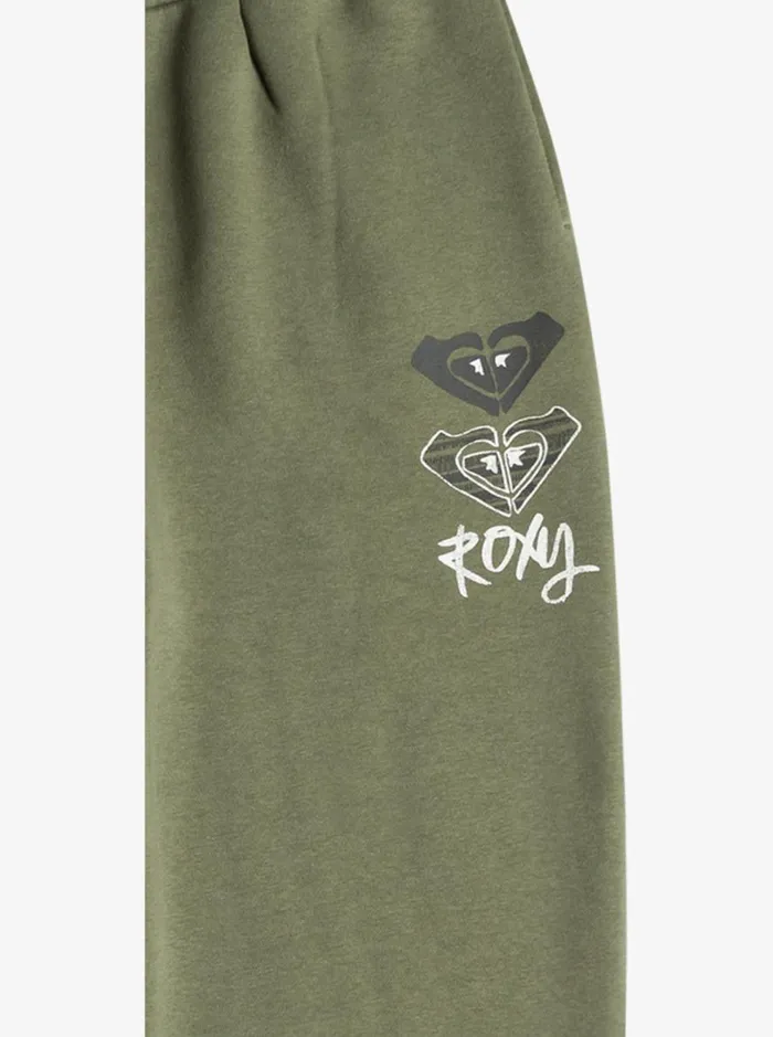 Surf Feeling 8211 Jogger Pants For Girls 4 8211 16 Oil Green Kids Roxy Mini Me