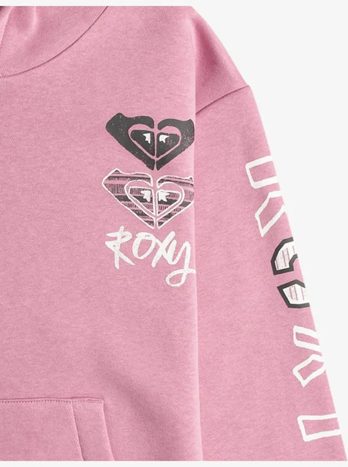 Surf Feeling 8211 Pullover Hoodie For Girls 4 8211 16 Mauve Orchid Kids Roxy Sweatshirts and Hoodies