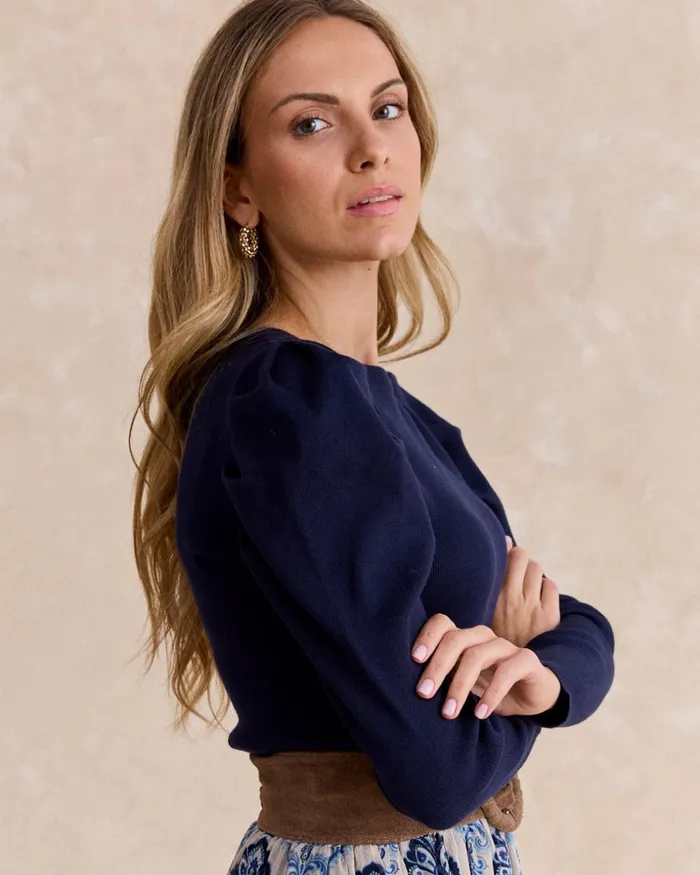 Sweater Knitted Cofina Marine Women Polin Et Moi Cardigans And Sweaters Sweater Knitted Cofina Marine Women Polin Et Moi Cardigans And Sweaters