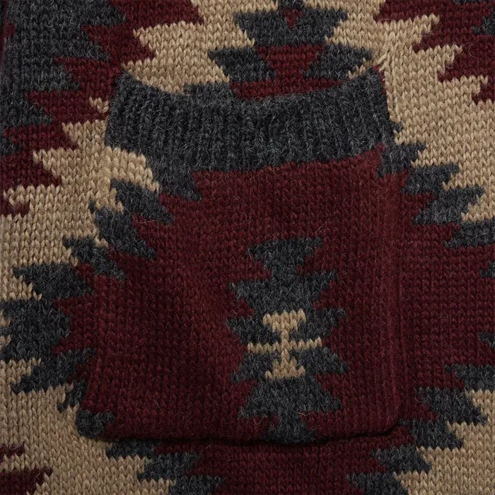 Sweaters Women Stetson Aztec Duster Sweater Wine