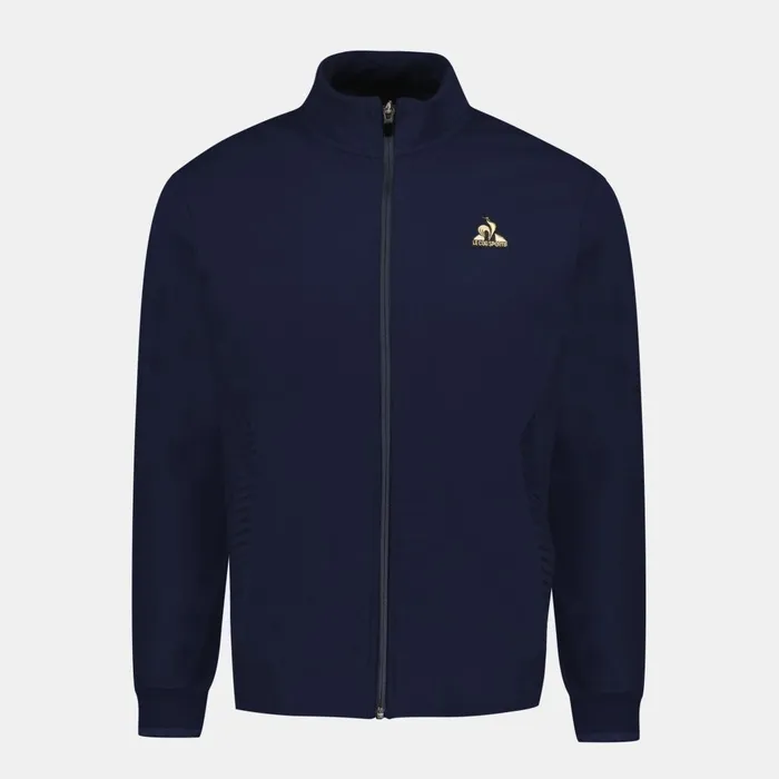 Sweatshirts Men Le Coq Sportif Coq D039or ZipUp Sweatshirtshirt Dark Velvet