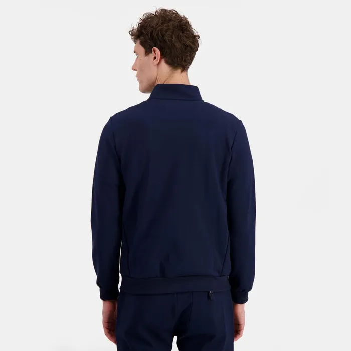 Sweatshirts Men Le Coq Sportif Coq D039or ZipUp Sweatshirtshirt Dark Velvet