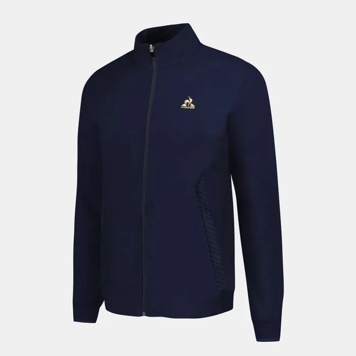 Sweatshirts Men Le Coq Sportif Coq D039or ZipUp Sweatshirtshirt Dark Velvet