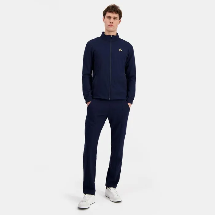 Sweatshirts Men Le Coq Sportif Coq D039or ZipUp Sweatshirtshirt Dark Velvet