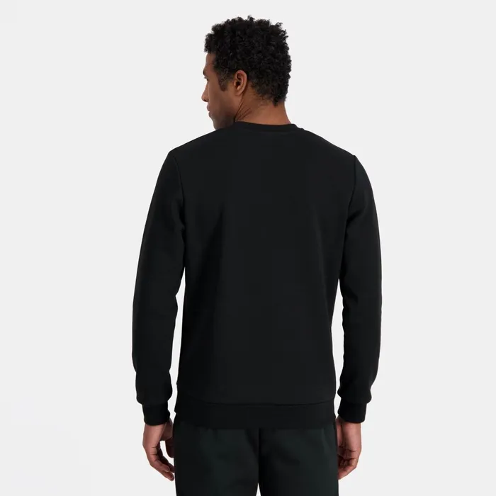 Sweatshirts Men Le Coq Sportif RoundNeck Sweatshirtshirt Motif La Paix Black