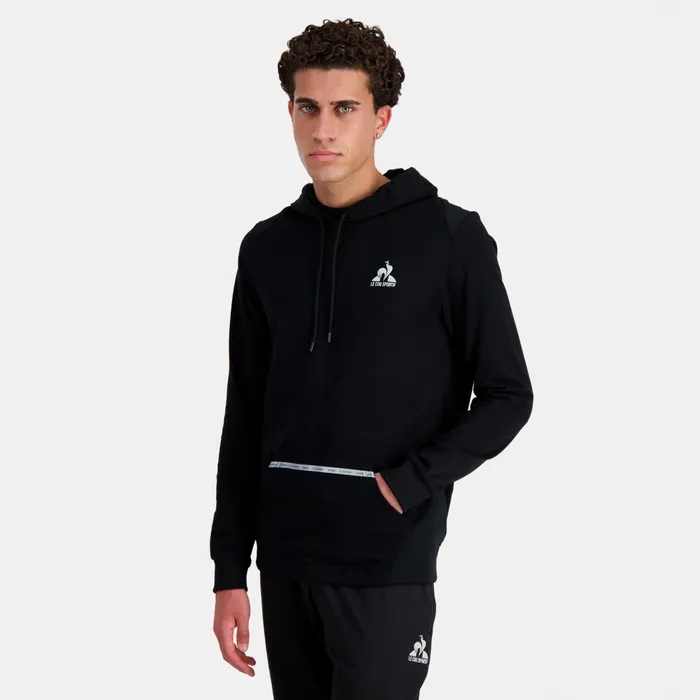Sweatshirts Men Le Coq Sportif Training Performance Hoodie Black