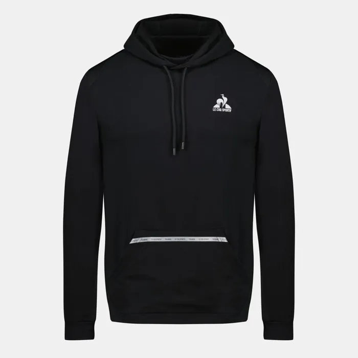 Sweatshirts Men Le Coq Sportif Training Performance Hoodie Black