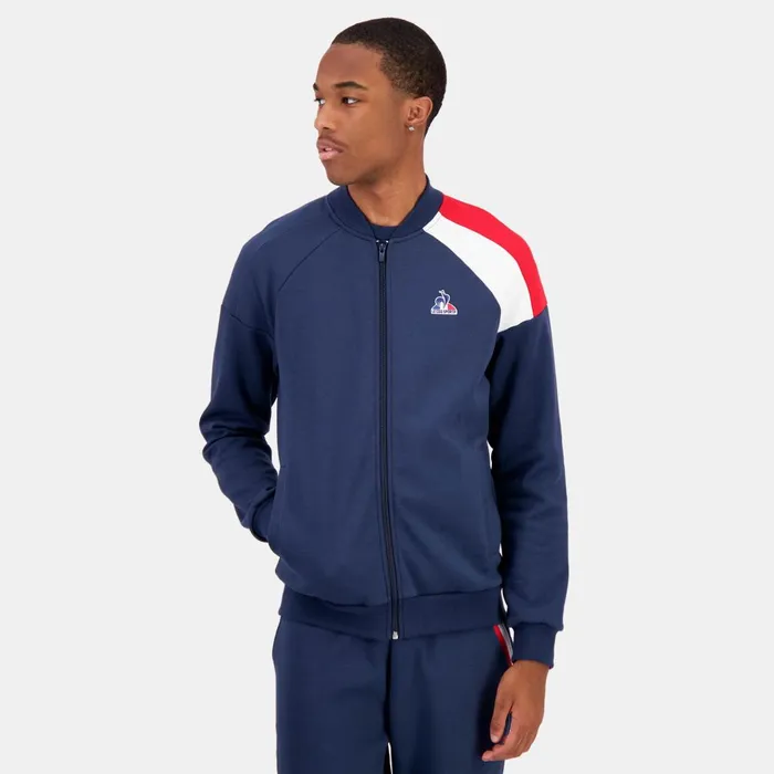 Sweatshirts Men Le Coq Sportif Tricolore Sweat Zipp Homme