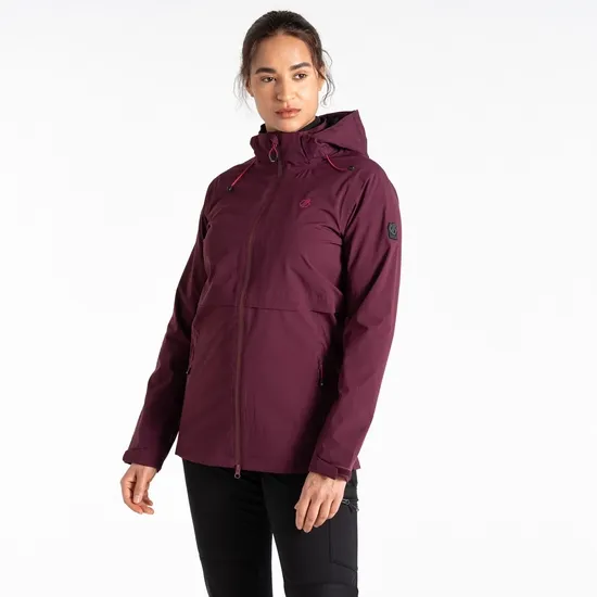 Switch Up II Waterproof Jacket Fig Purple Women Dare 2b Waterproof Jackets