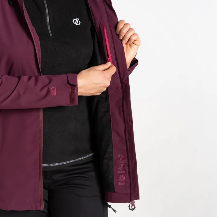 Switch Up II Waterproof Jacket Fig Purple Women Dare 2b Waterproof Jackets