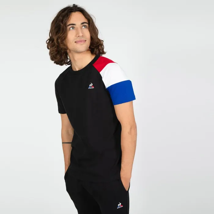 Tshirts And Tops Men Le Coq Sportif Essentiels TShirt Blacknowbelectrorelect