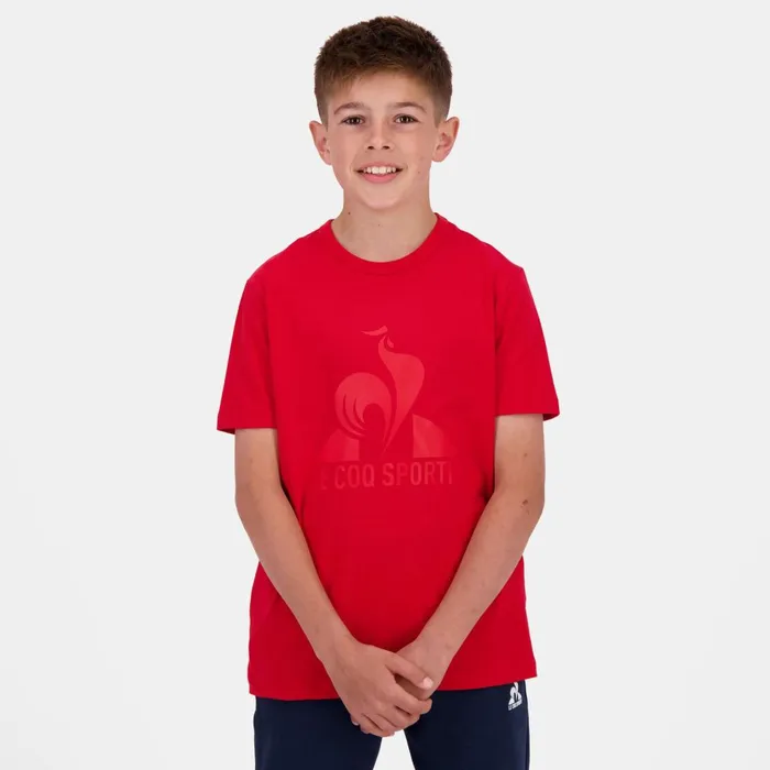 Tshirts Kids Le Coq Sportif Essentiels Tshirt Enfant Pur Rouge