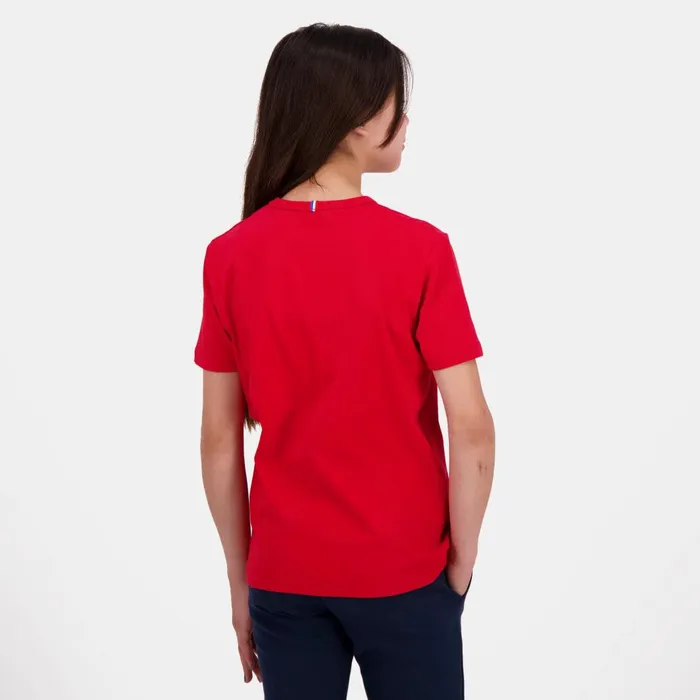 Tshirts Kids Le Coq Sportif Essentiels Tshirt Enfant Pur Rouge