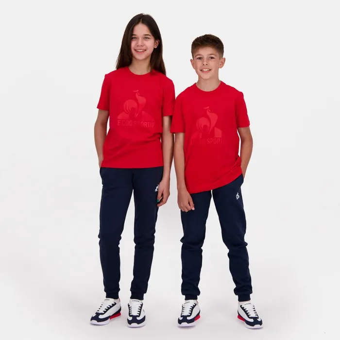 Tshirts Kids Le Coq Sportif Essentiels Tshirt Enfant Pur Rouge