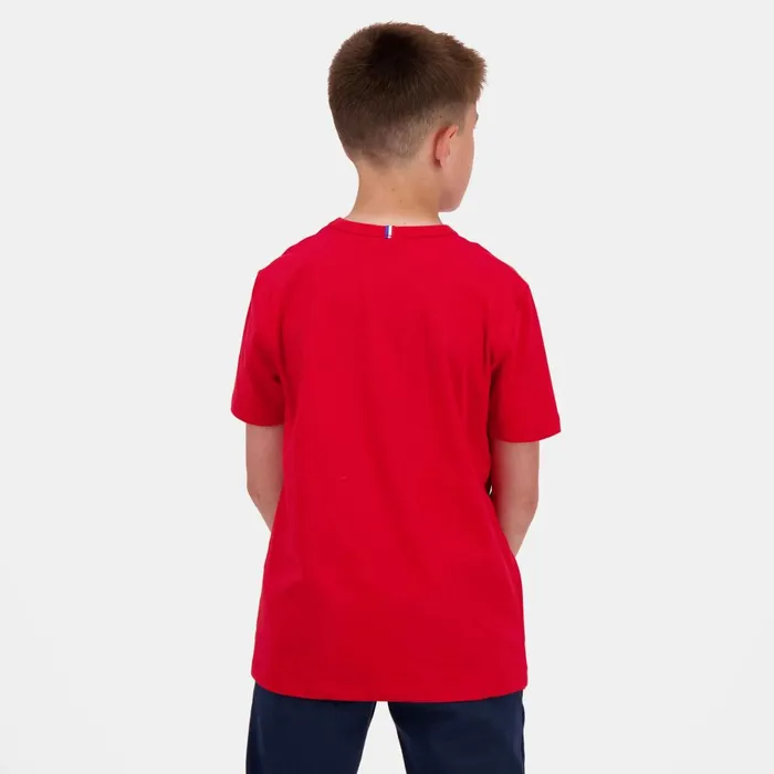 Tshirts Kids Le Coq Sportif Essentiels Tshirt Enfant Pur Rouge