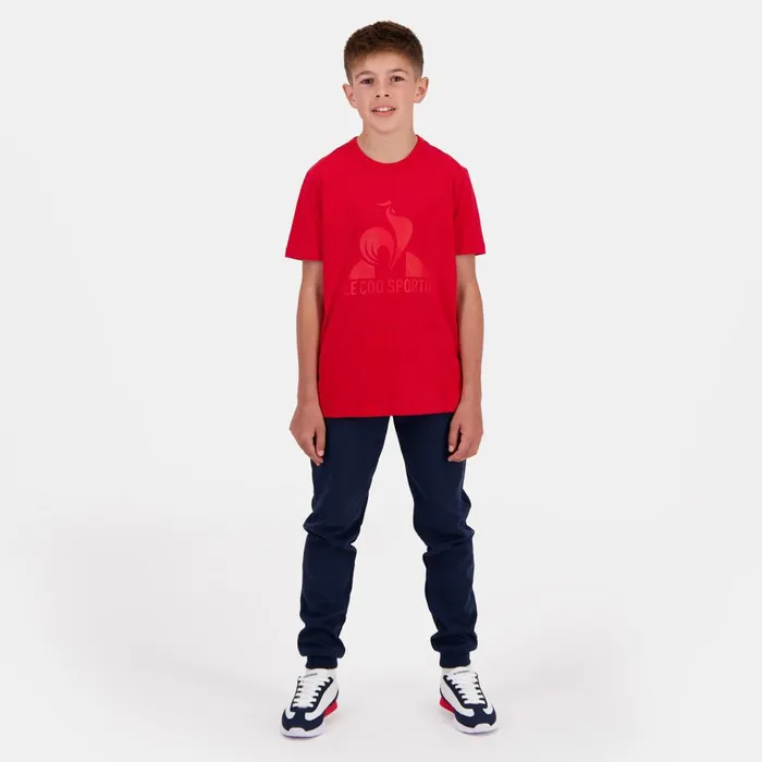 Tshirts Kids Le Coq Sportif Essentiels Tshirt Enfant Pur Rouge