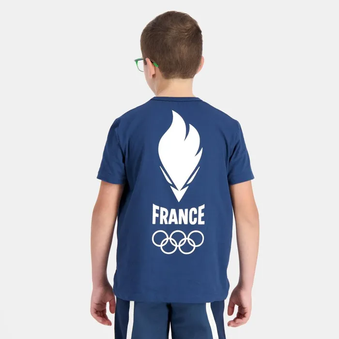 Tshirts Kids Le Coq Sportif France039s Olympic Team TShirt Kids Insignia Blue