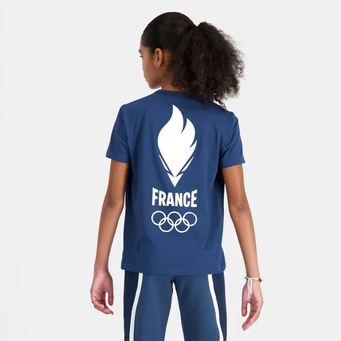 Tshirts Kids Le Coq Sportif France039s Olympic Team TShirt Kids Insignia Blue