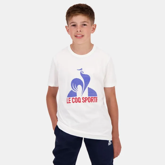 Tshirts Kids Le Coq Sportif Tennis TShirt Kids Nowrouge Elecbleu Elec