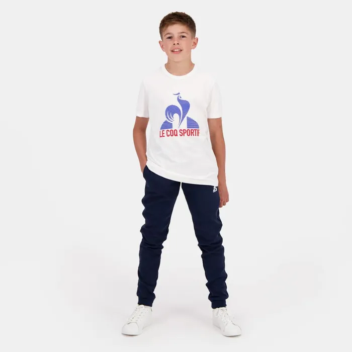 Tshirts Kids Le Coq Sportif Tennis TShirt Kids Nowrouge Elecbleu Elec