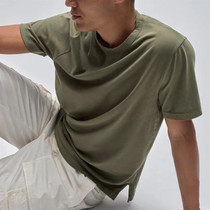 TShirts Men James Perse Heavy Luxe Jersey Crew Trooper