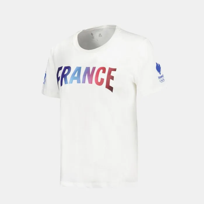 Tshirts Polos Shirts And Tops Women Le Coq Sportif France039s Olympic Team TShirt Marshmallow