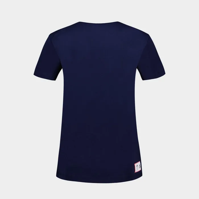 Tshirts Polos Shirts And Tops Women Le Coq Sportif Paris 2024 TShirt Bleu Nuit