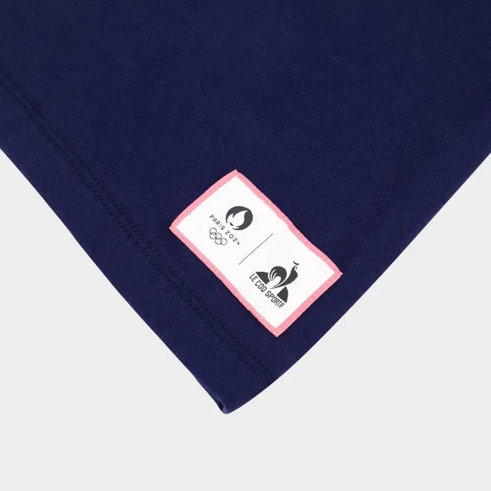 Tshirts Polos Shirts And Tops Women Le Coq Sportif Paris 2024 TShirt Bleu Nuit