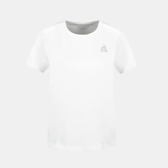 Tshirts Polos Shirts And Tops Women Le Coq Sportif Training Performance TShirt New Optical White