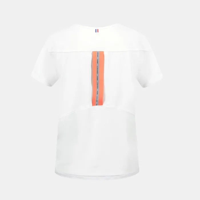 Tshirts Polos Shirts And Tops Women Le Coq Sportif Training Performance TShirt New Optical White