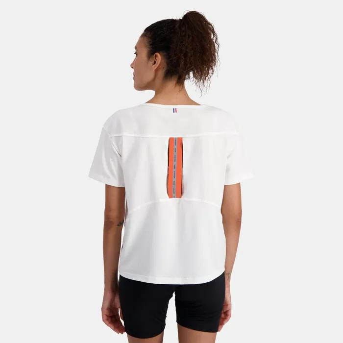 Tshirts Polos Shirts And Tops Women Le Coq Sportif Training Performance TShirt New Optical White