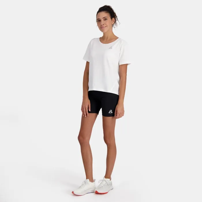 Tshirts Polos Shirts And Tops Women Le Coq Sportif Training Performance TShirt New Optical White