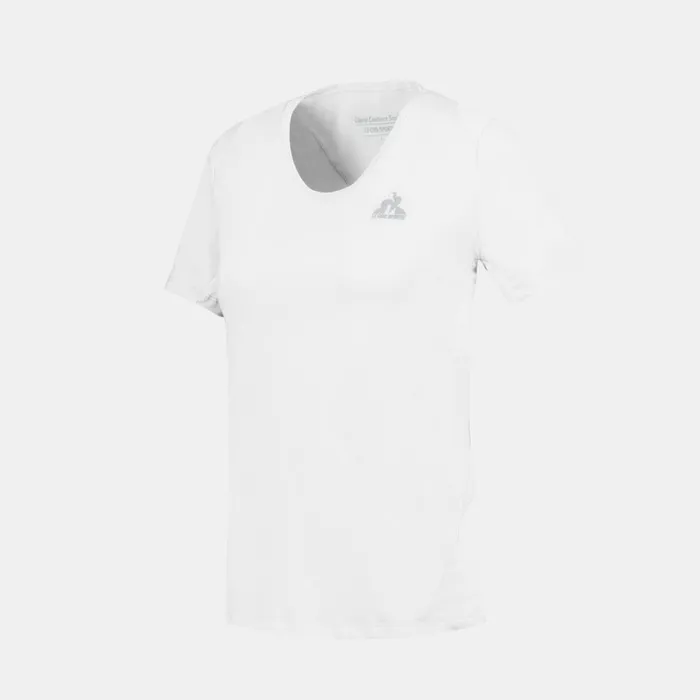 Tshirts Polos Shirts And Tops Women Le Coq Sportif Training Performance TShirt New Optical White