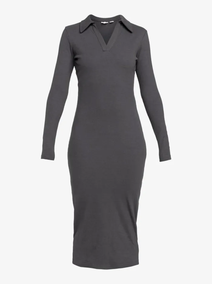Taking Side 8211 Midi Dress Phantom Women Roxy Dresses