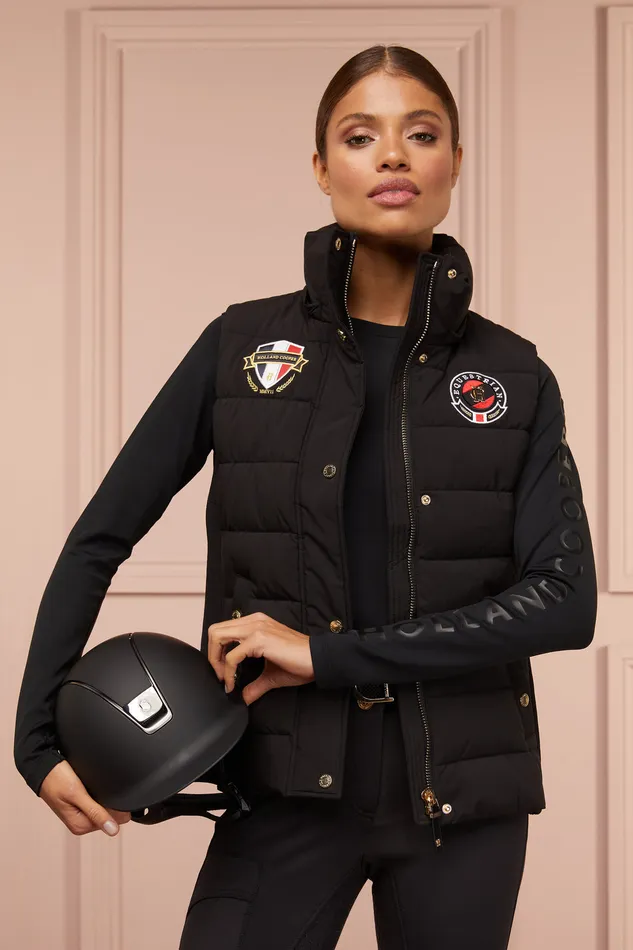Team HC Gilet Black Women Holland Cooper Gilets