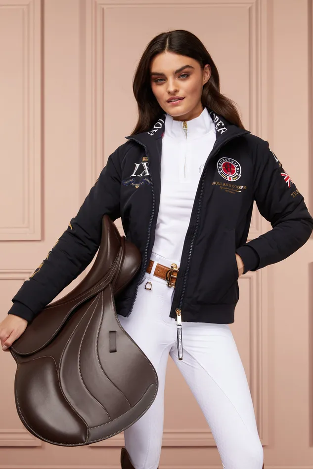Team HC Jacket Navy Women Holland Cooper Jackets Team HC Jacket Navy Women Holland Cooper Jackets