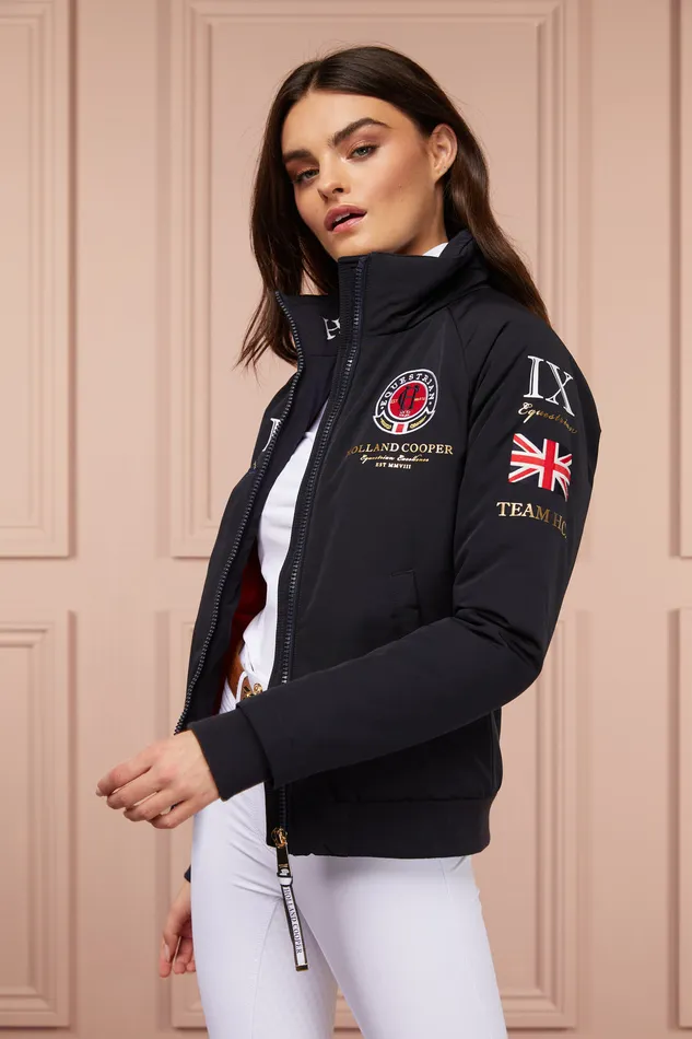 Team HC Jacket Navy Women Holland Cooper Jackets Team HC Jacket Navy Women Holland Cooper Jackets