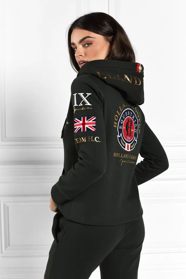 Team Hoodie Racing Green Women Holland Cooper Hoodies Team Hoodie Racing Green Women Holland Cooper Hoodies