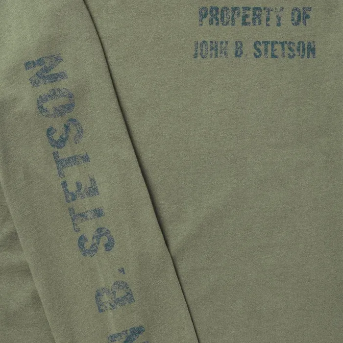 Tees Men Stetson Property Of John B Stetson Tee Green