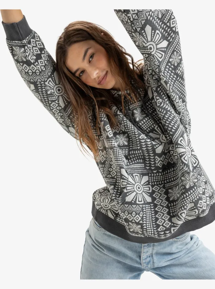 That Beautiful 8211 Pullover Hoodie Phantom Mo Rockin Vibe App Women Roxy Sweatshirts and Hoodies
