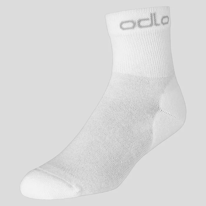 The Active Quarter Socks 3pack White WomenMen Odlo Socks The Active Quarter Socks 3pack White WomenMen Odlo Socks