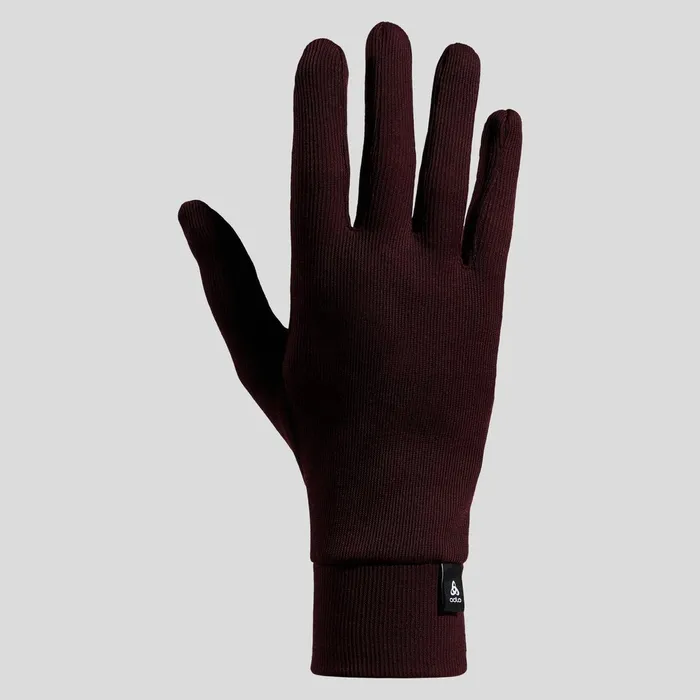 The Active Warm Gloves Fudge WomenMen Odlo Headwear and Gloves