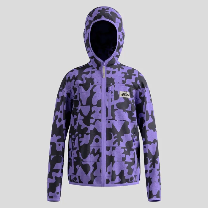 The Adventurer Collection Highpile Fullzip Graphic Hooded Mid Layer Afterparty Kids Odlo Mid Layers and Longsleeves The Adventurer Collection Highpile Fullzip Graphic Hooded Mid Layer Afterparty Kids Odlo Mid Layers and Longsleeves