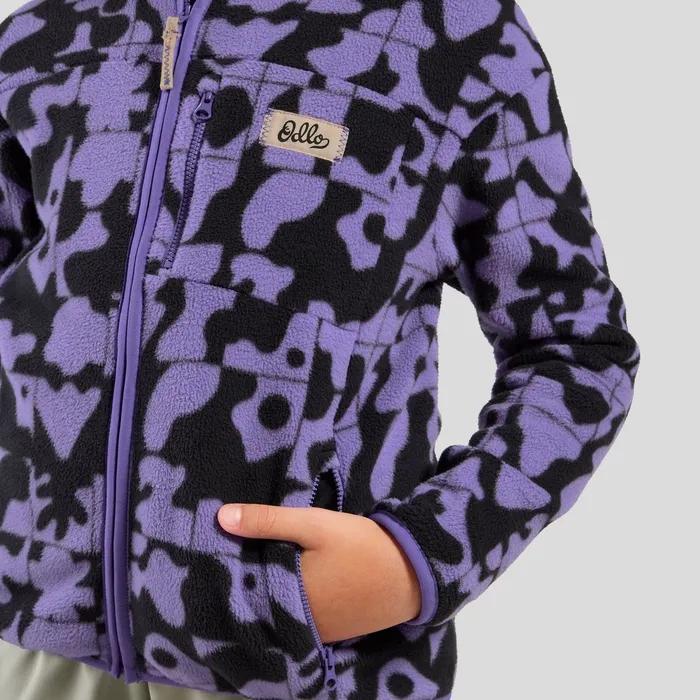 The Adventurer Collection Highpile Fullzip Graphic Hooded Mid Layer Afterparty Kids Odlo Mid Layers and Longsleeves The Adventurer Collection Highpile Fullzip Graphic Hooded Mid Layer Afterparty Kids Odlo Mid Layers and Longsleeves