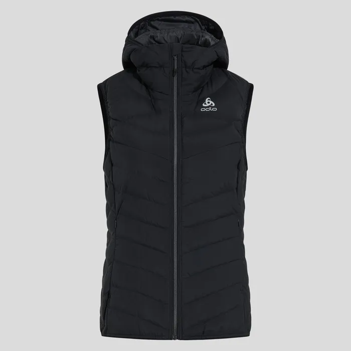 The Air Cocoon Vest Black Melange Women Odlo Mid Layers and Longsleeves The Air Cocoon Vest Black Melange Women Odlo Mid Layers and Longsleeves