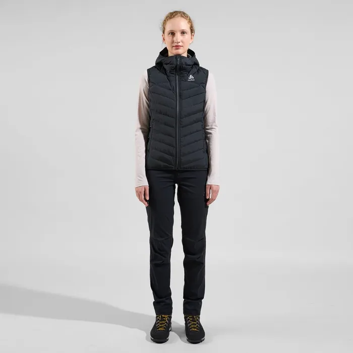 The Air Cocoon Vest Black Melange Women Odlo Mid Layers and Longsleeves The Air Cocoon Vest Black Melange Women Odlo Mid Layers and Longsleeves