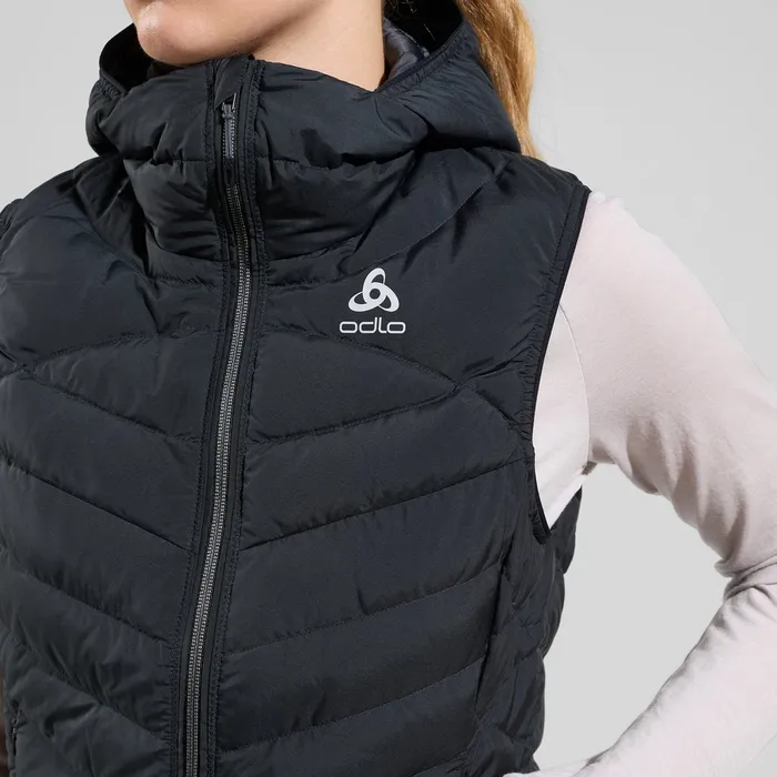 The Air Cocoon Vest Black Melange Women Odlo Mid Layers and Longsleeves The Air Cocoon Vest Black Melange Women Odlo Mid Layers and Longsleeves